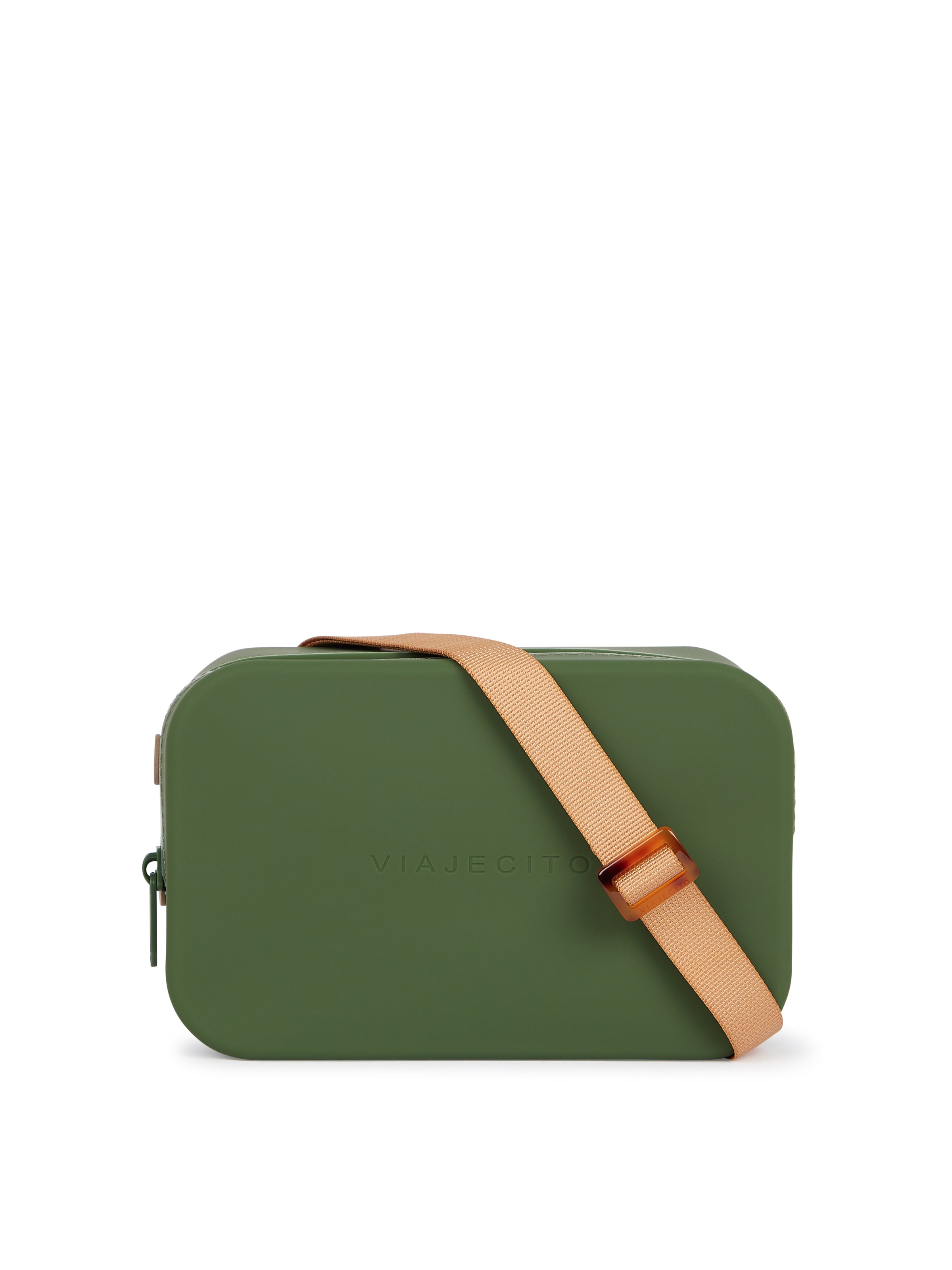 Splashkit Classic - Hunter Green Body with Tan Skinny Sling with Tortoise Adjuster